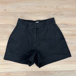 Aritzia Wilfred Black linen Women's Shorts